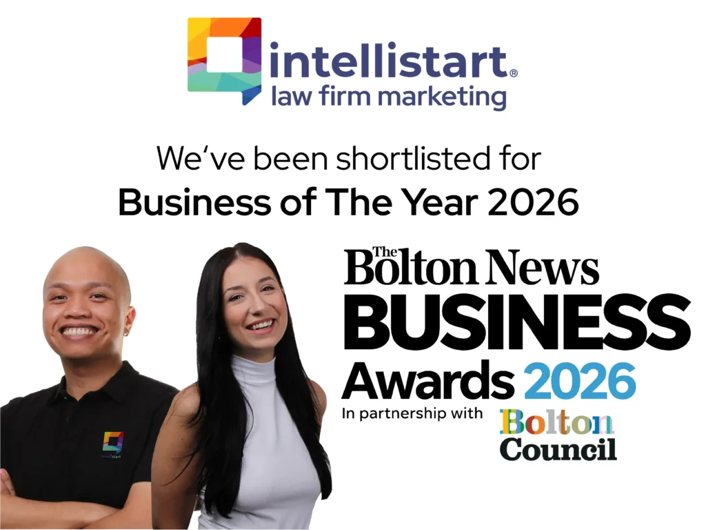 Intellistart Law Firm Marketing - Shortlisted for Business of the Year 2026